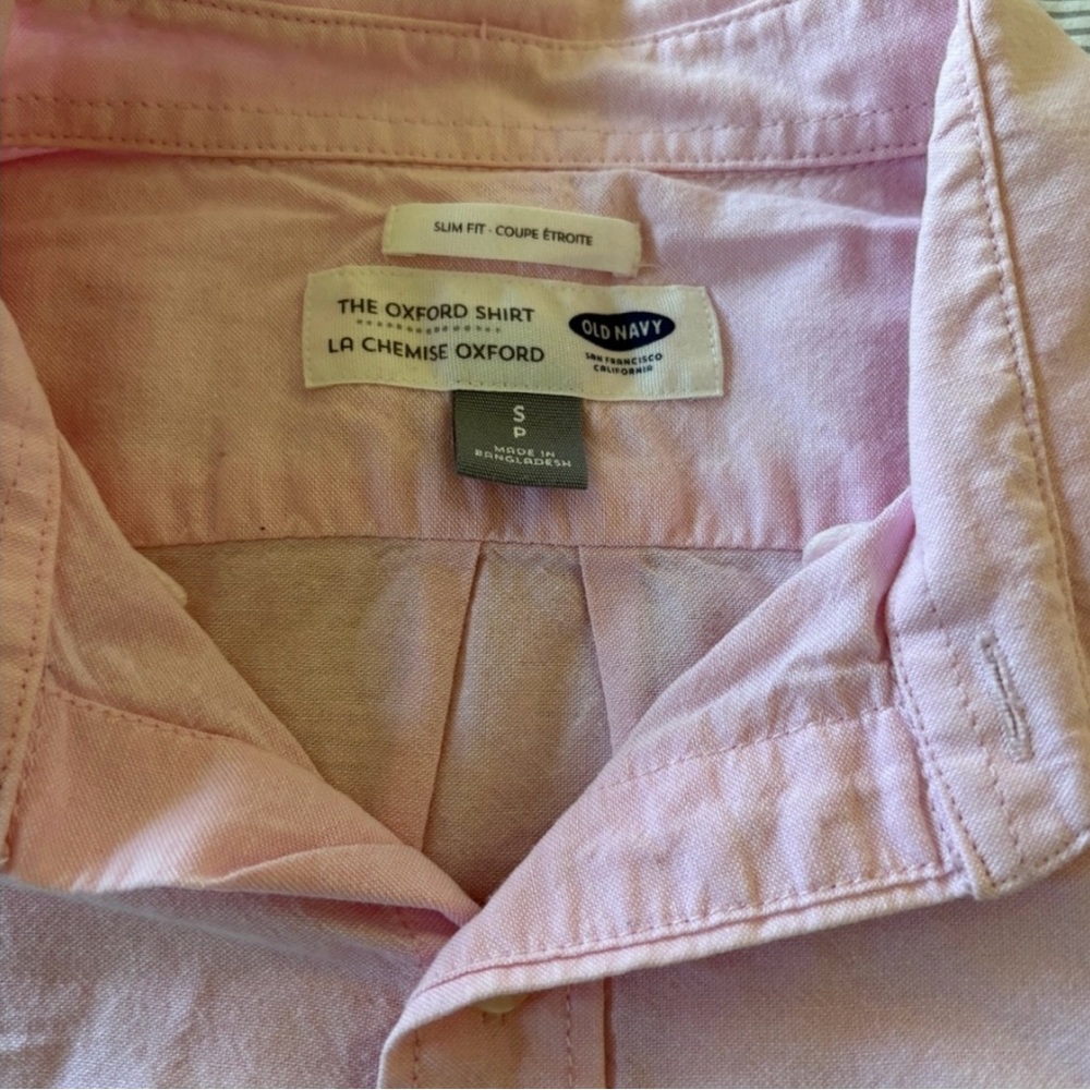 Old Navy Pink Oxford Shirt